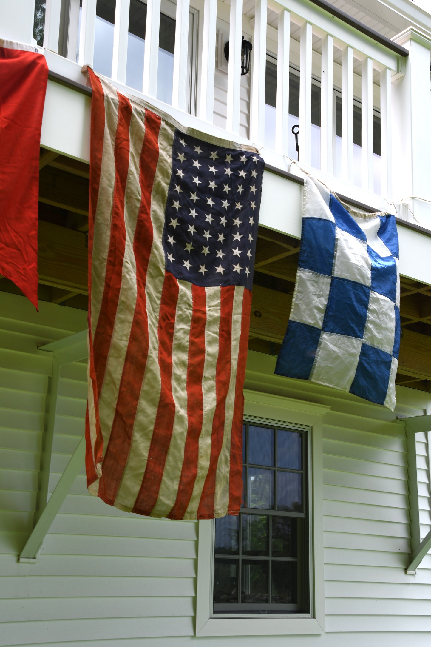 Vintage Letter "N" Nautical Flag