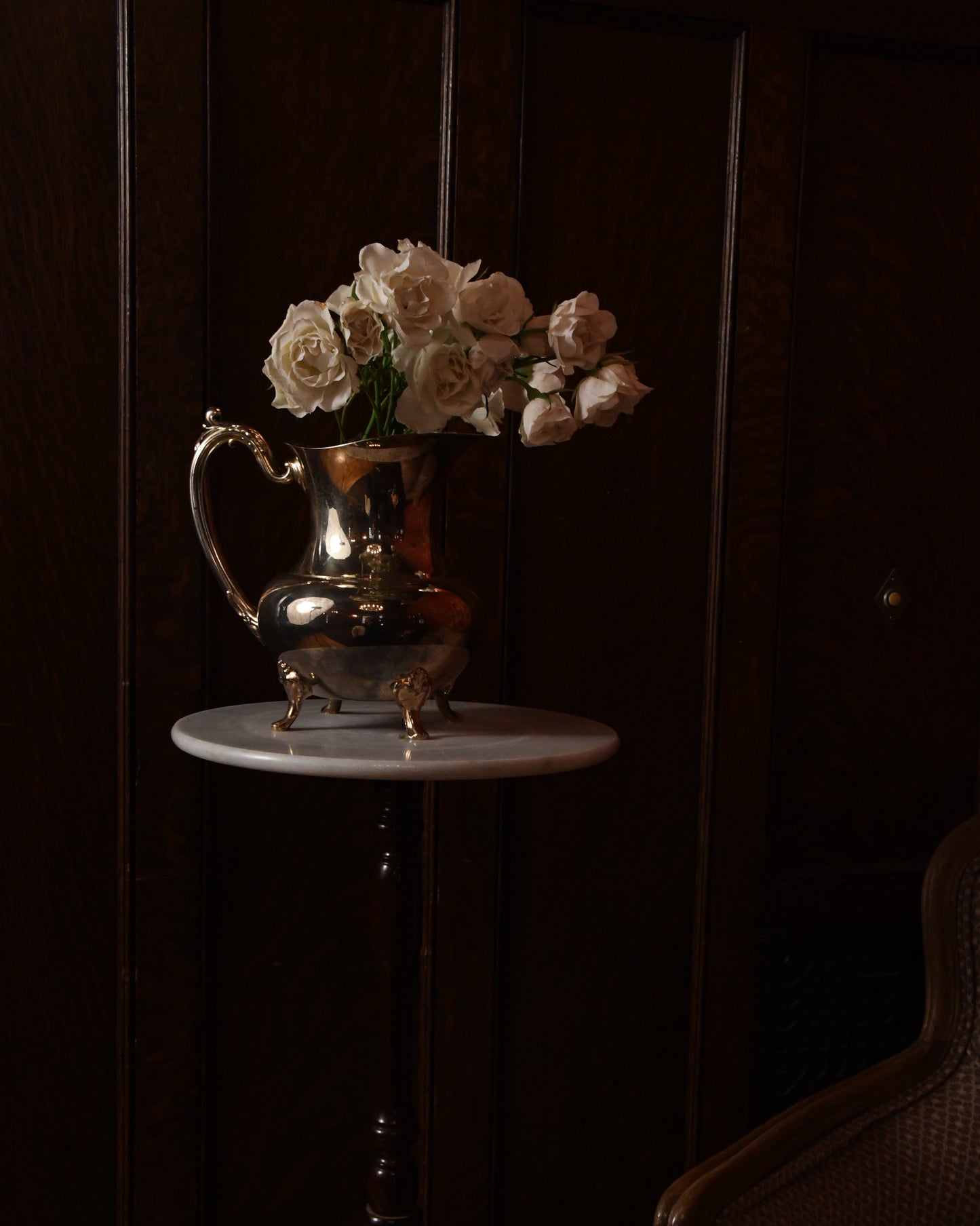Vintage Silver Plated Water Pitcher