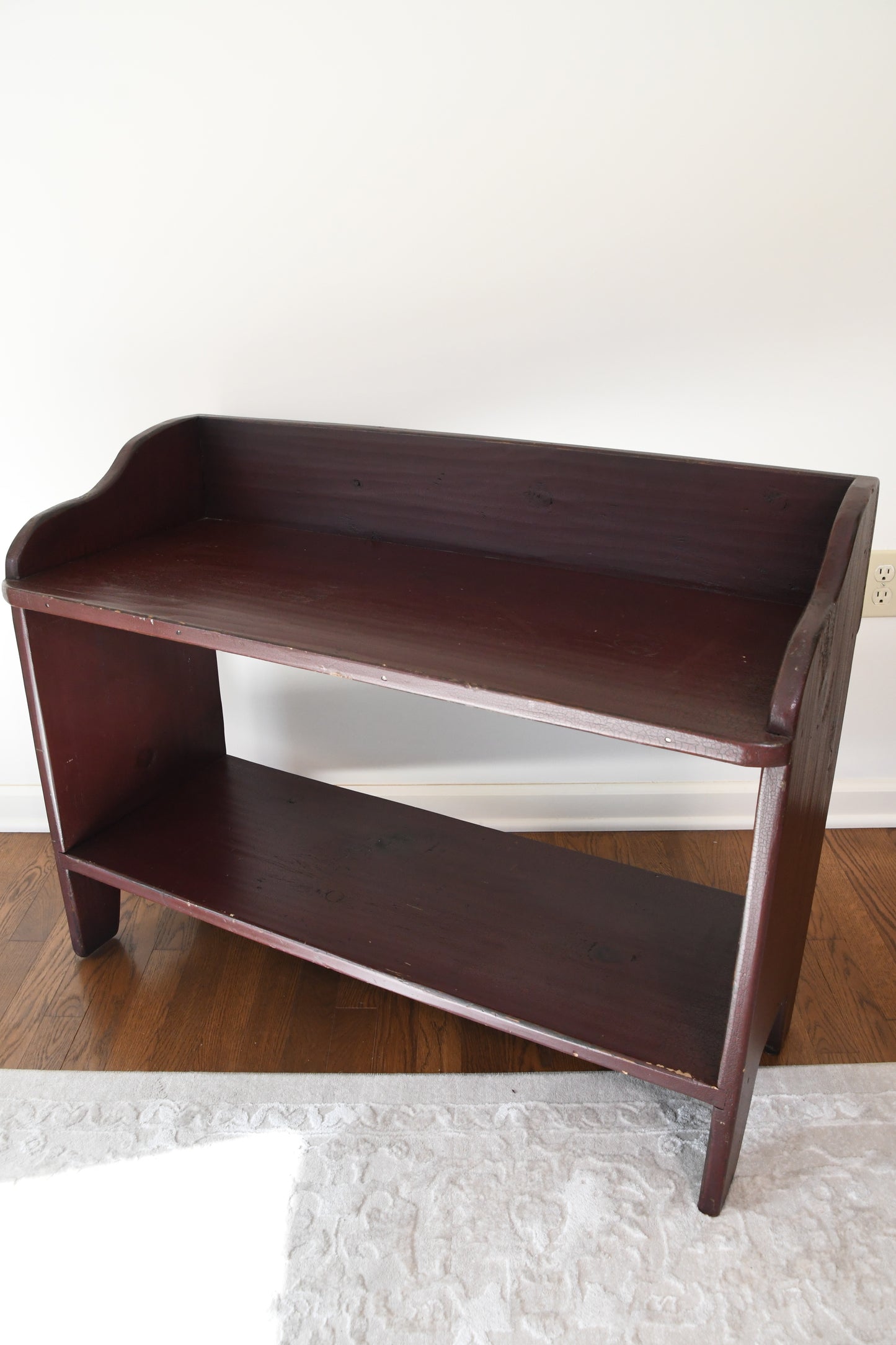Vintage Wooden Bucket Bench