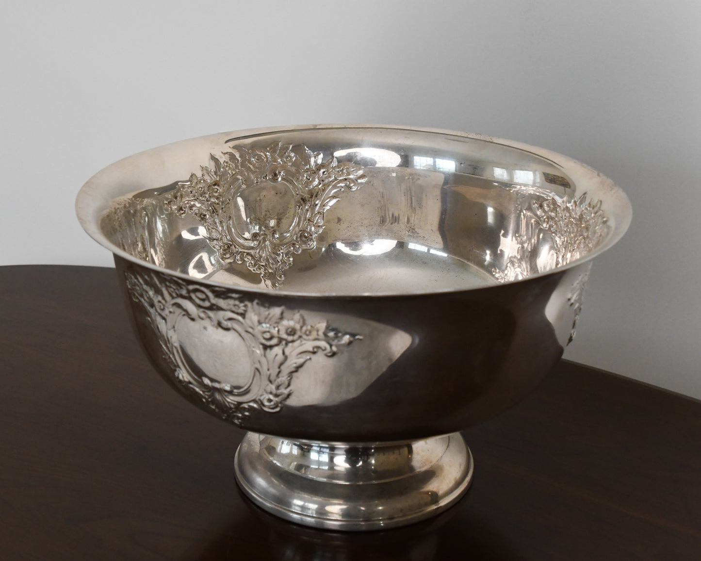 Vintage Silver-Plated Celebration Bowl