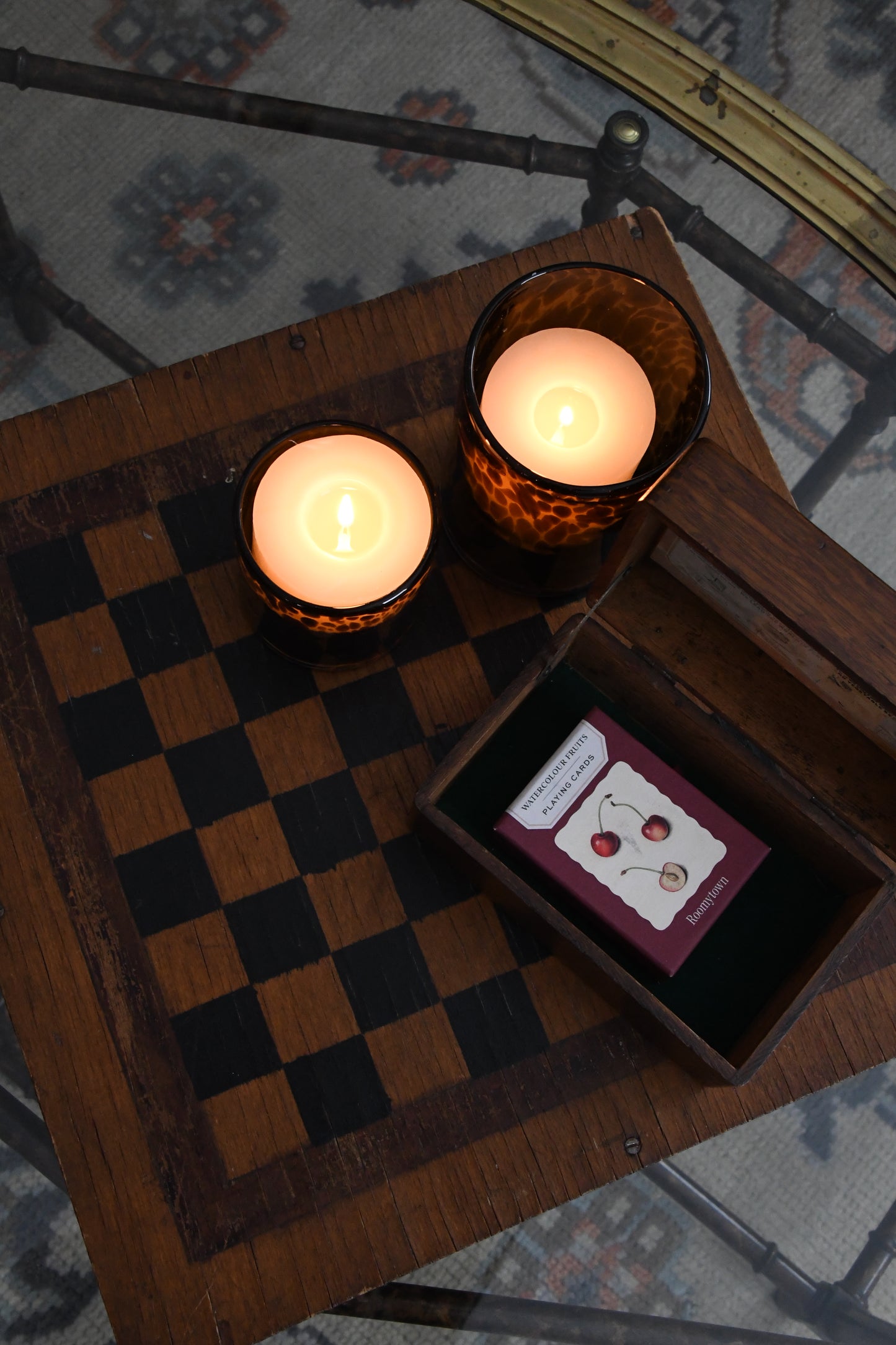 Primitive Antique Checkerboard