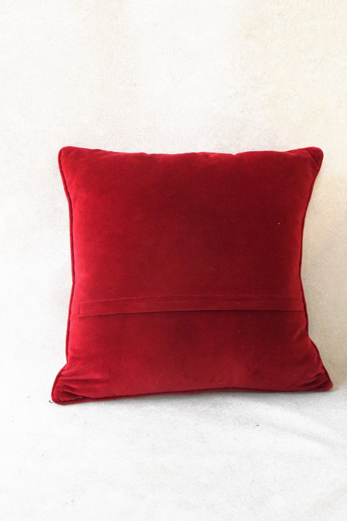 Vintage Equestrian Needlepoint Pillow