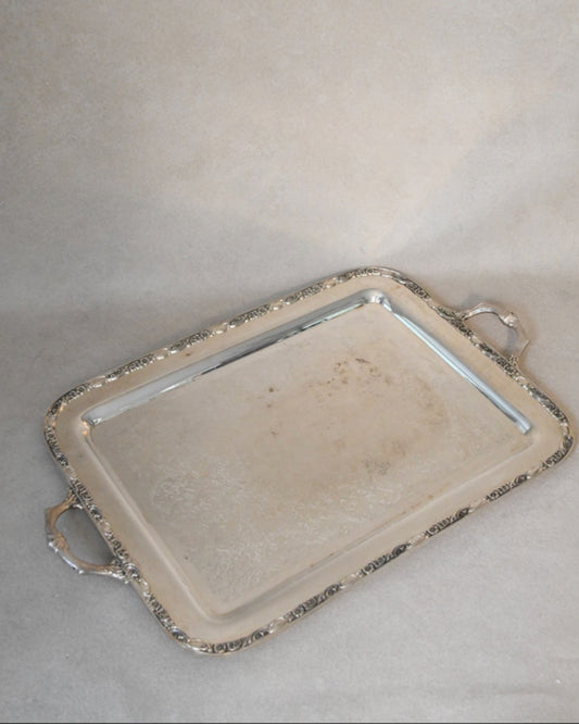 Large Silverplate Tray