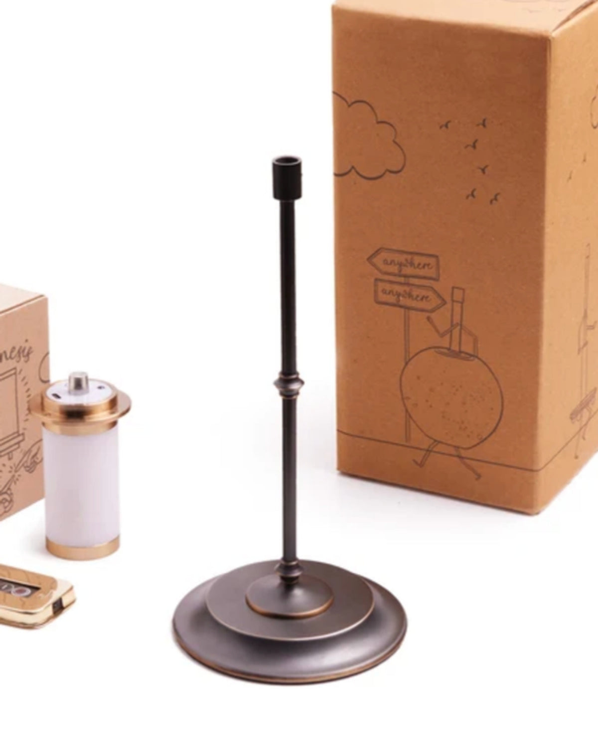 Bronze Cordless Table Lamp