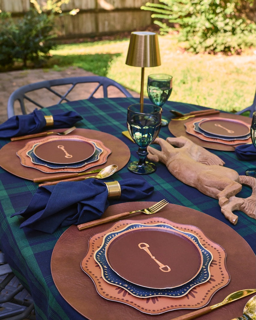 Plume Dinner Plate Set - Copper