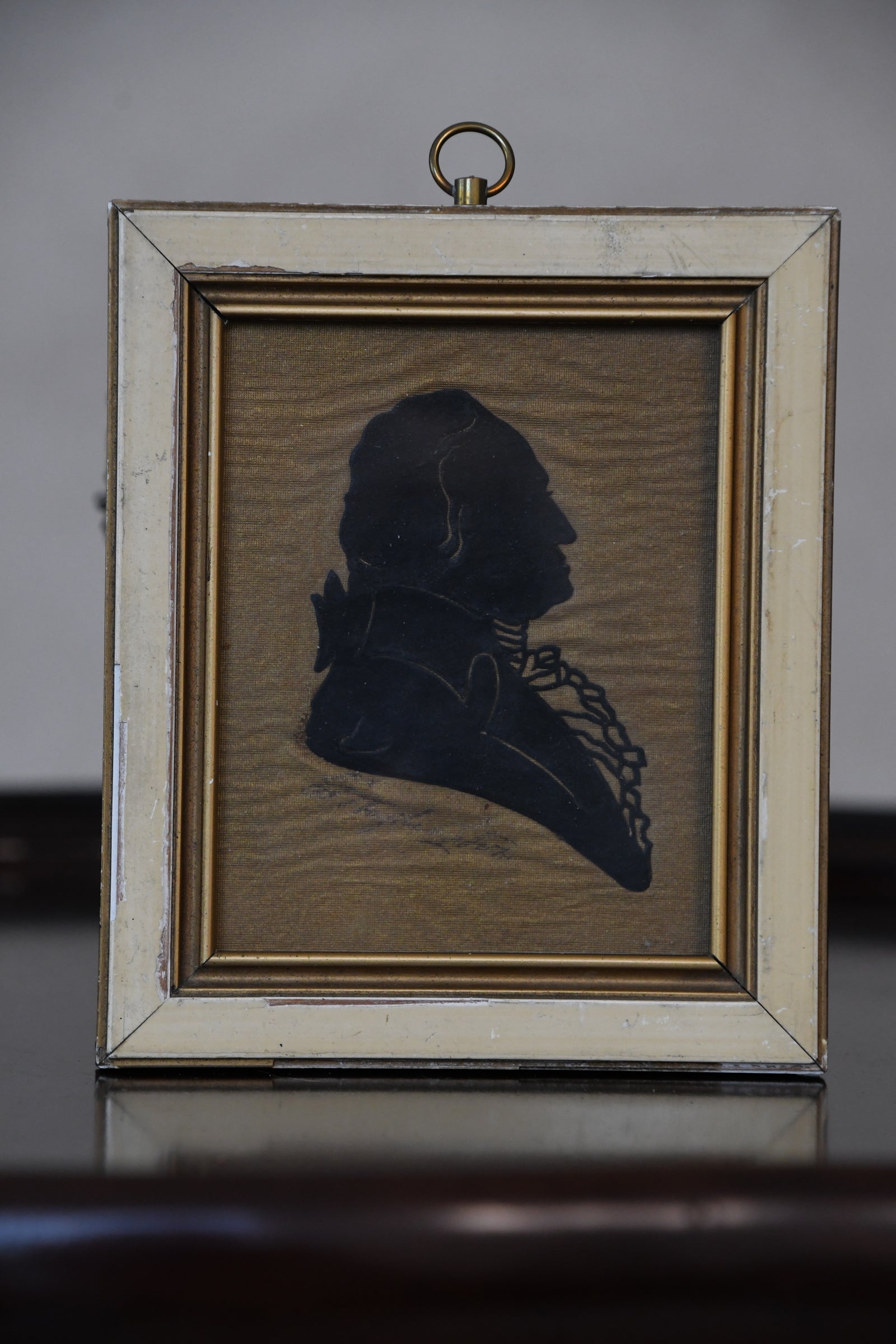 Antique President Needlepoint Silhouettes