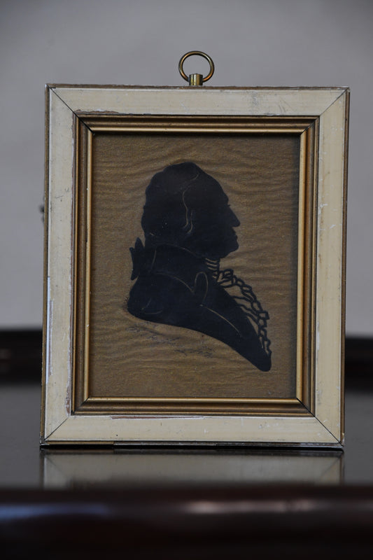 Antique President Needlepoint Silhouettes