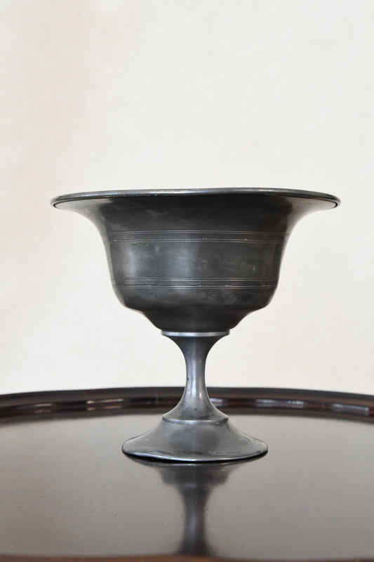 Vintage Footed Pewter Urn