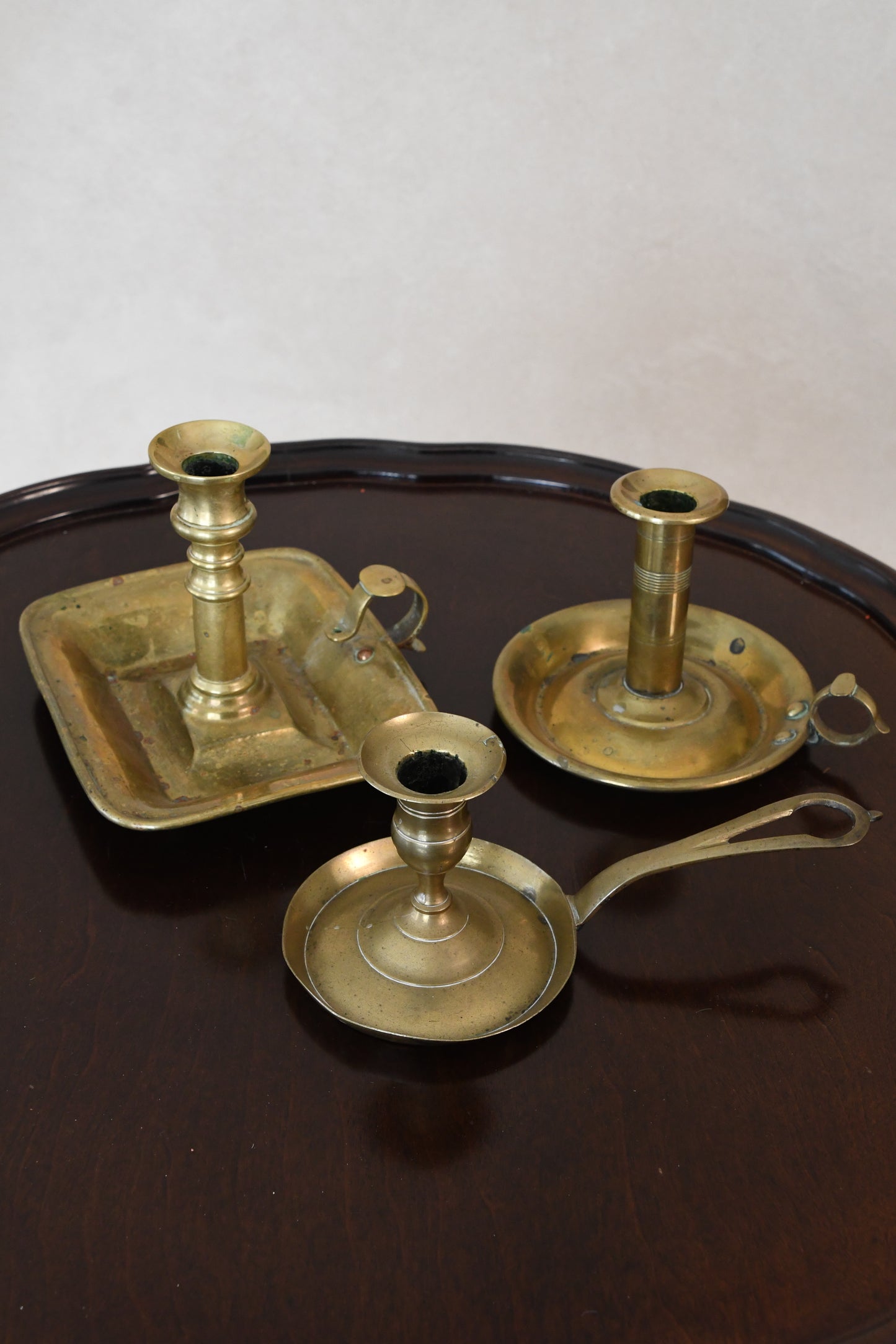 Antique Brass Chambersticks