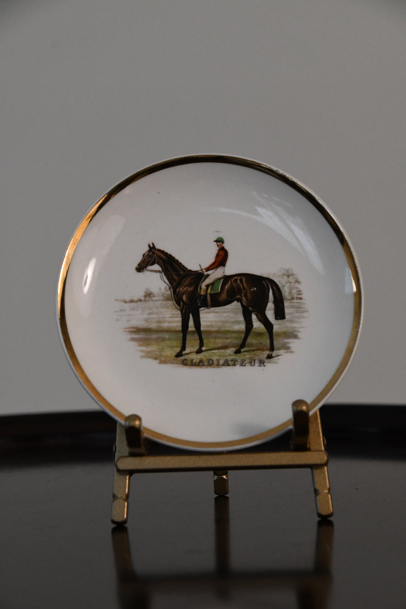 Vintage Gladiateur Derby Winner Small Dish