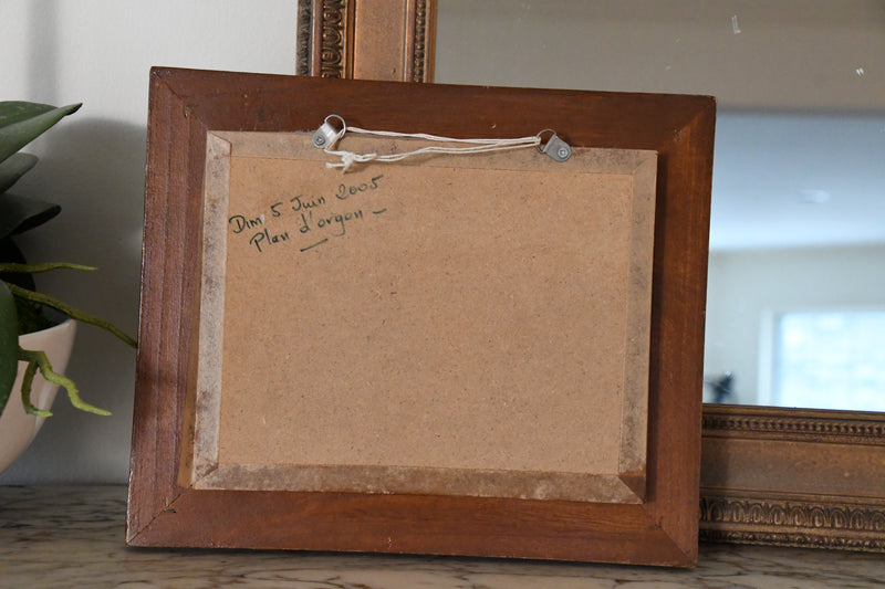 Vintage Sailboat Shadowbox