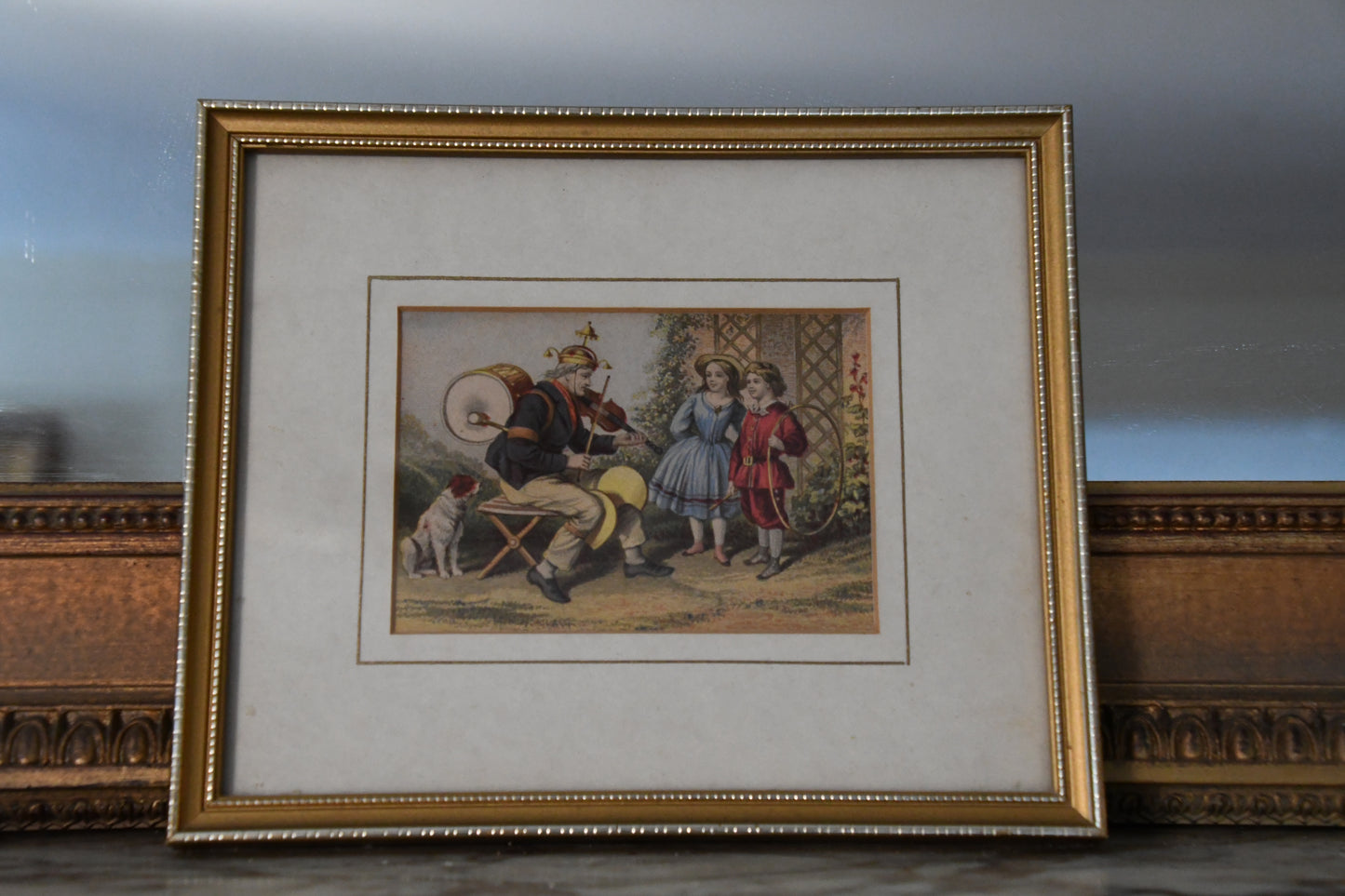 Set of 4 Antique Pastoral Prints