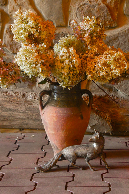 Antique Mediterranean Olive Jar - Dual Handle