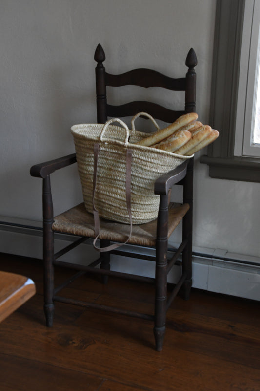 Rushed Ladderback Captain Chairs - Set of 2