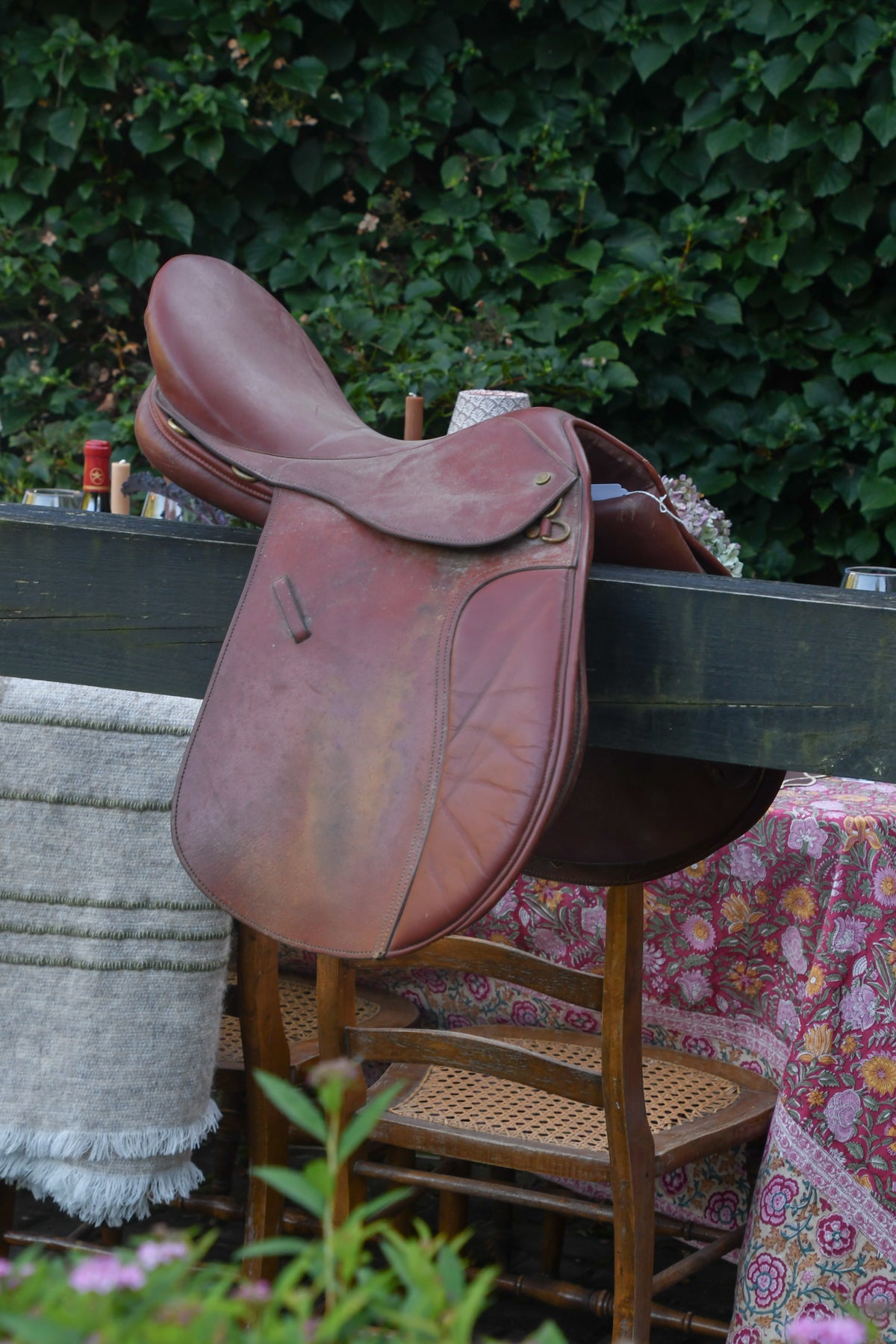 Vintage Leather Riding Saddles