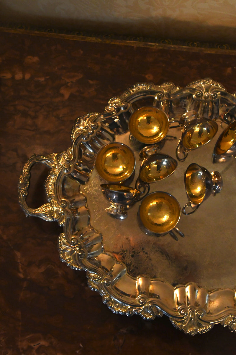 Vintage Silverplate Tray