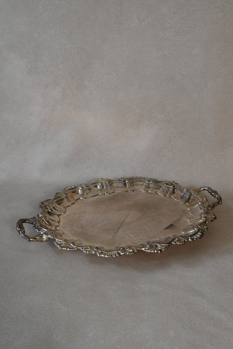 Vintage Silverplate Tray