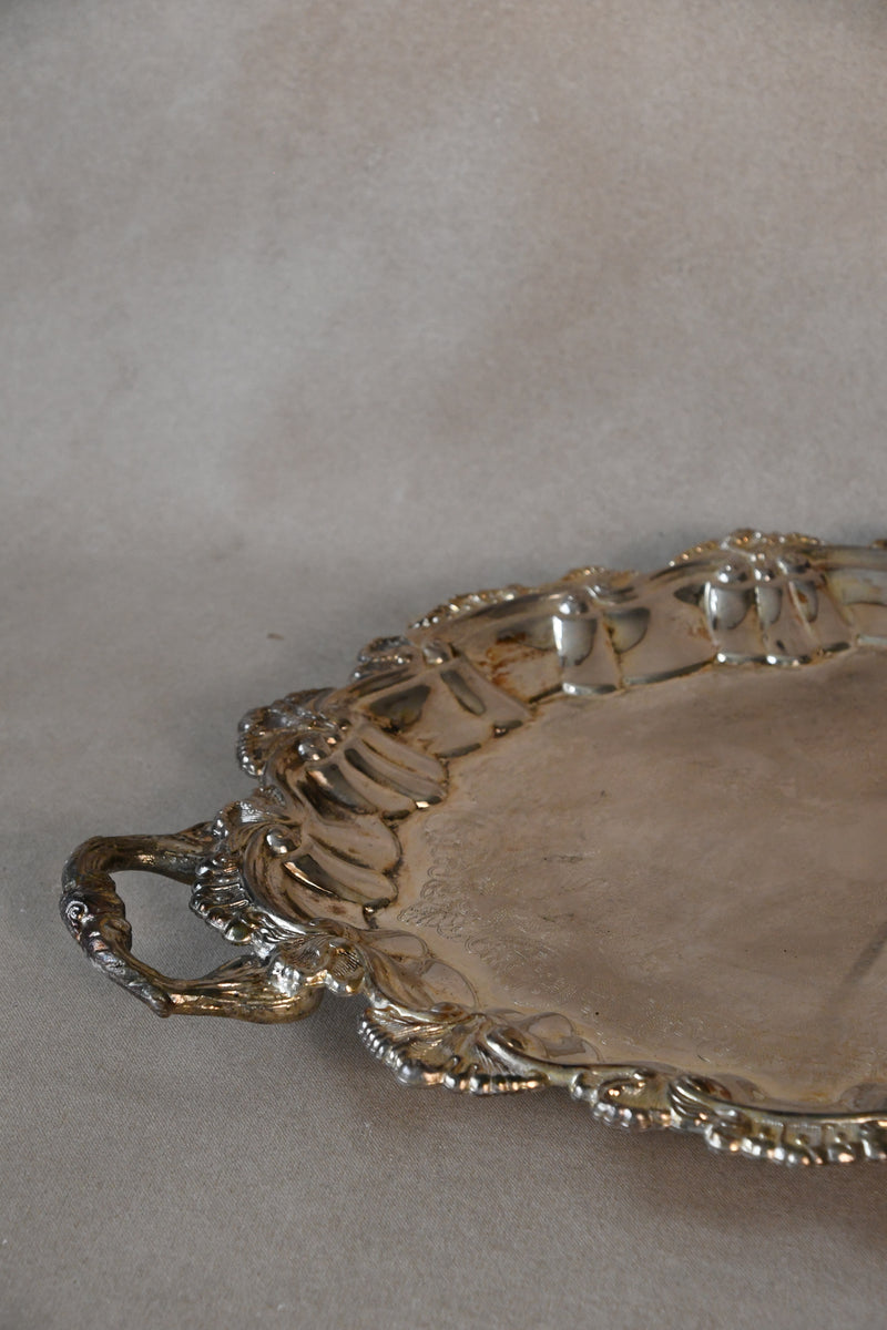 Vintage Silverplate Tray