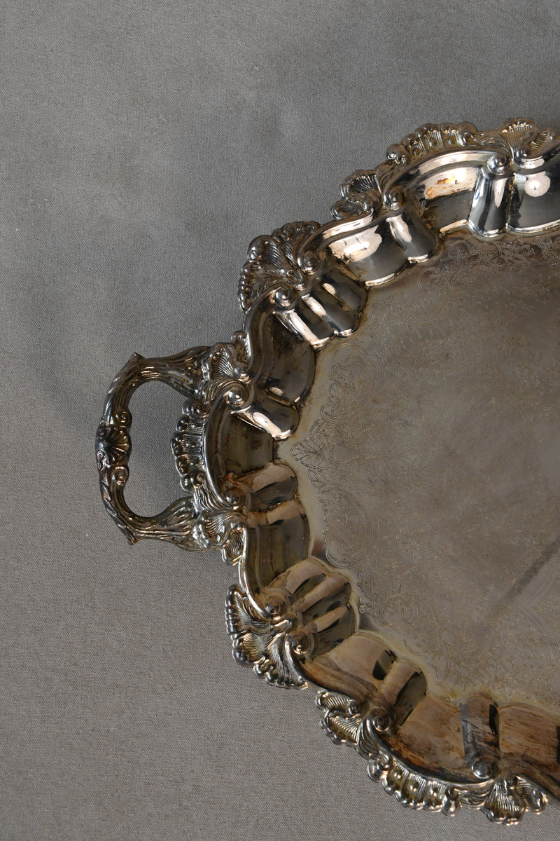 Vintage Silverplate Tray
