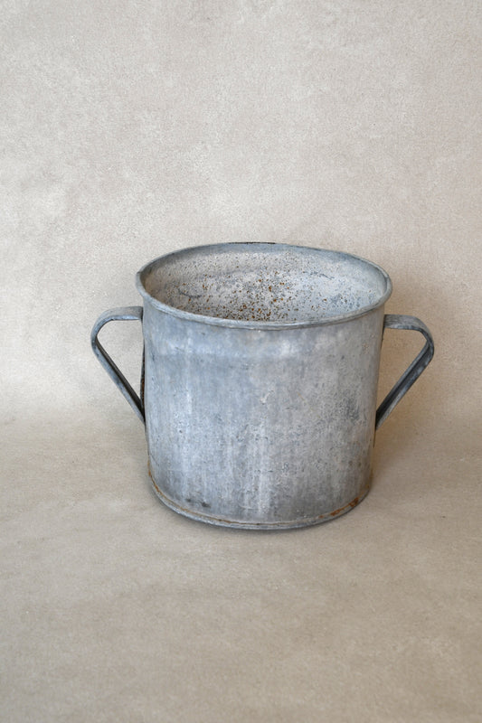 Antique French Galvanized Buckets
