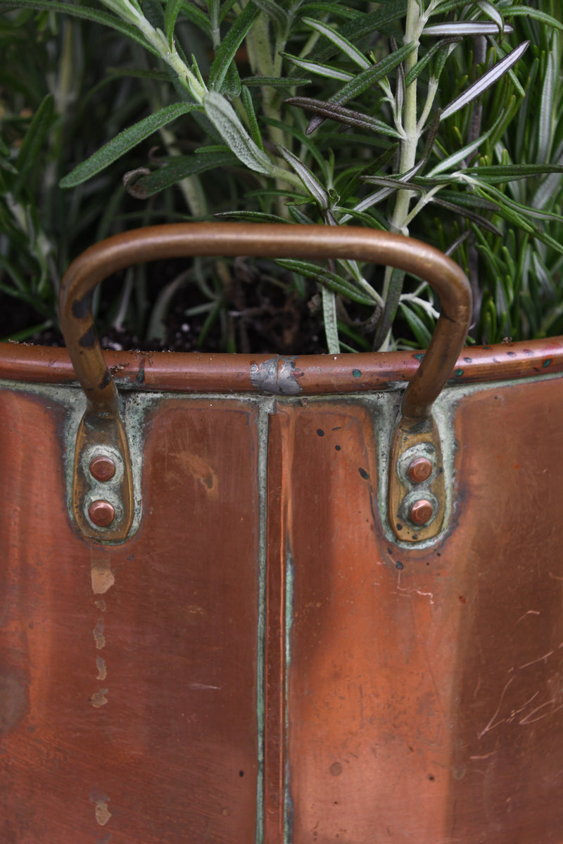 Vintage English Copper Planter