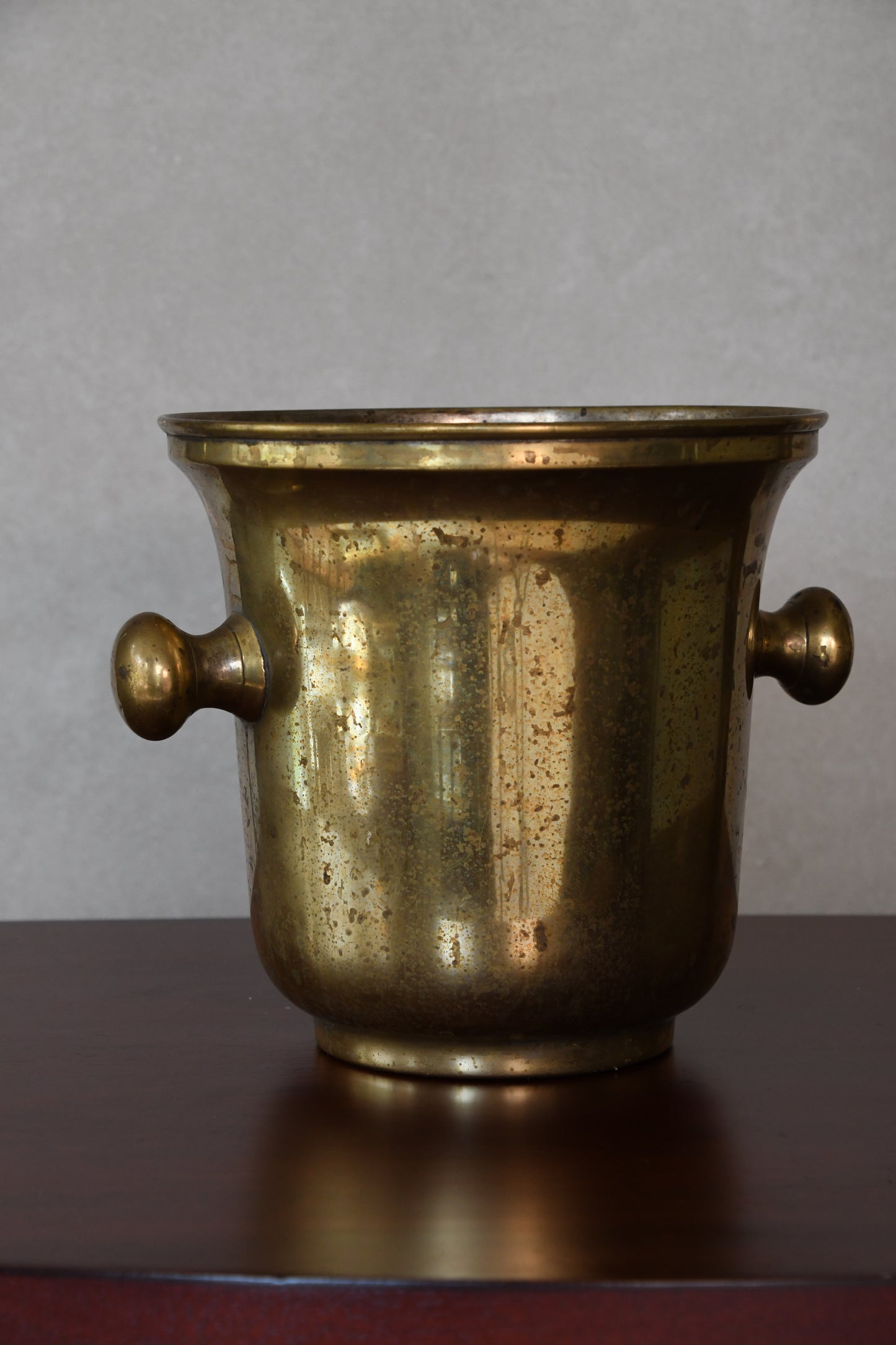 Antique French Brass Wine Cooler