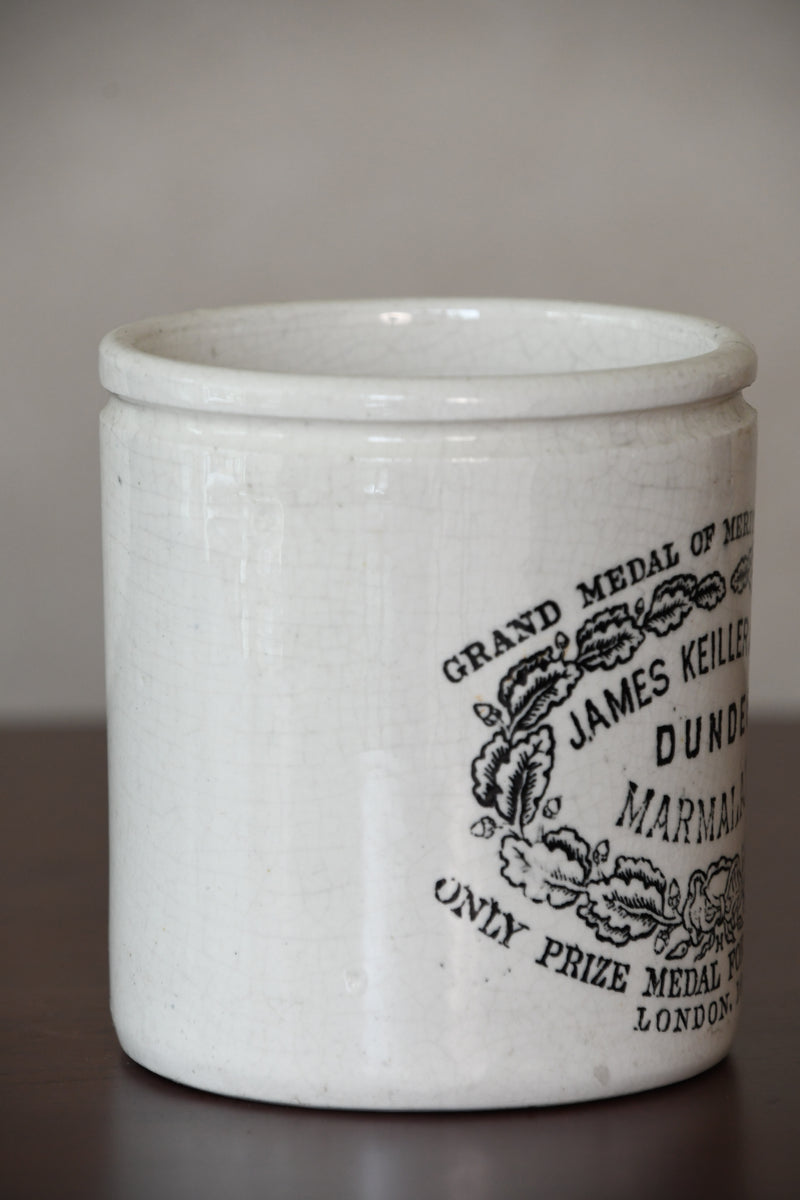 Antique English Ironstone Marmalade Jar