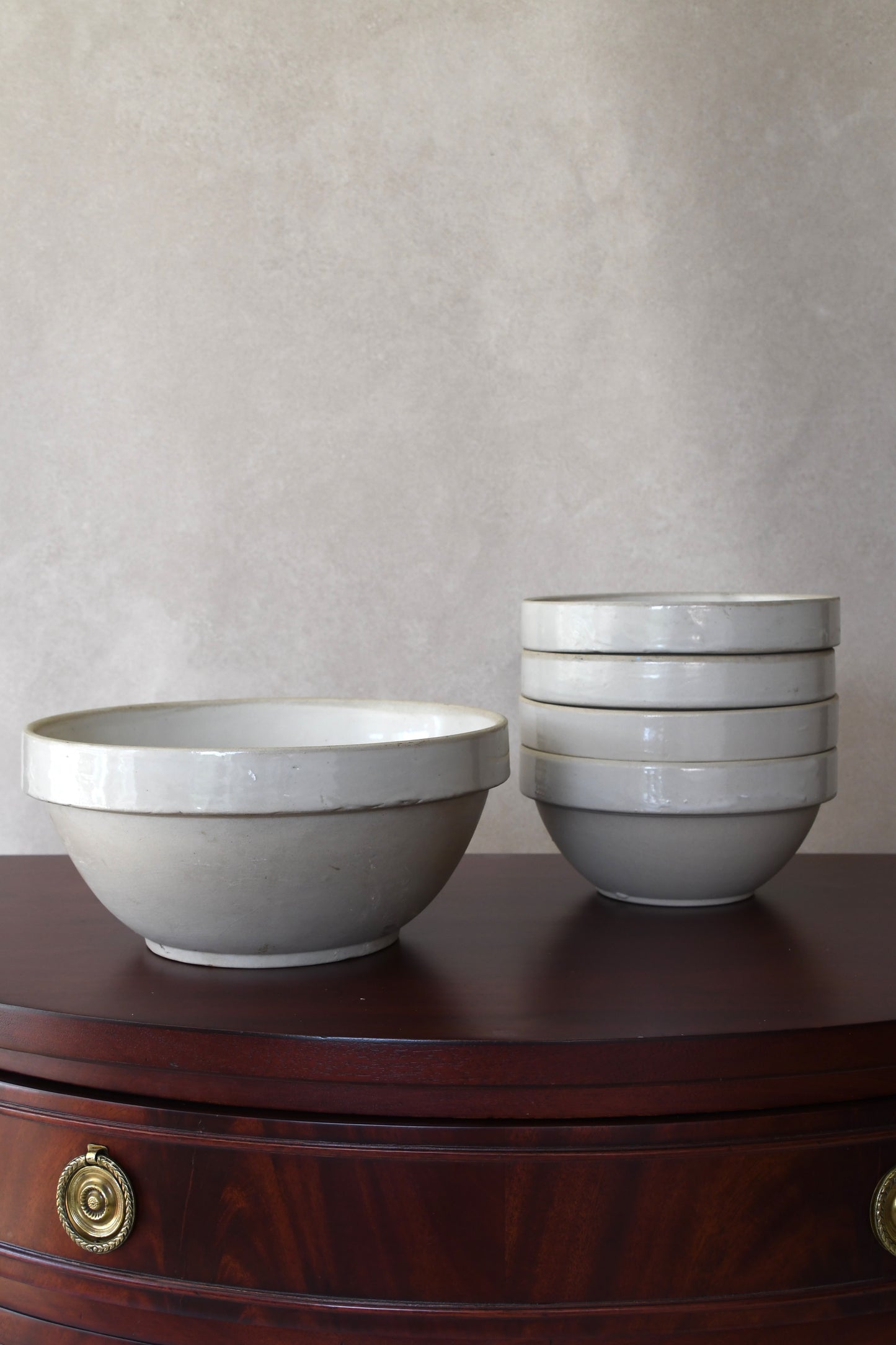 Antique French Ironstone Bowl