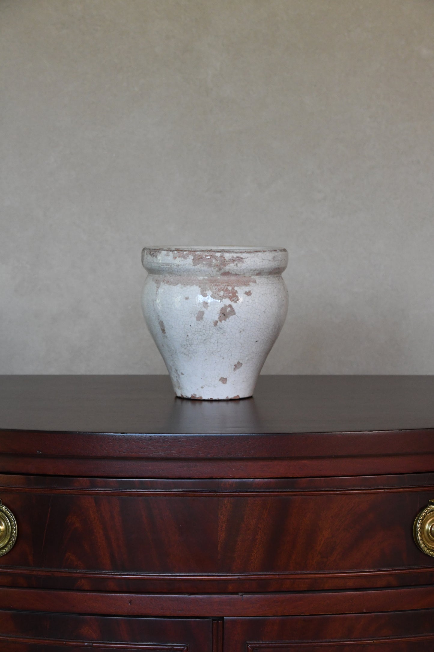 Antique White Crackle Glaze Vase
