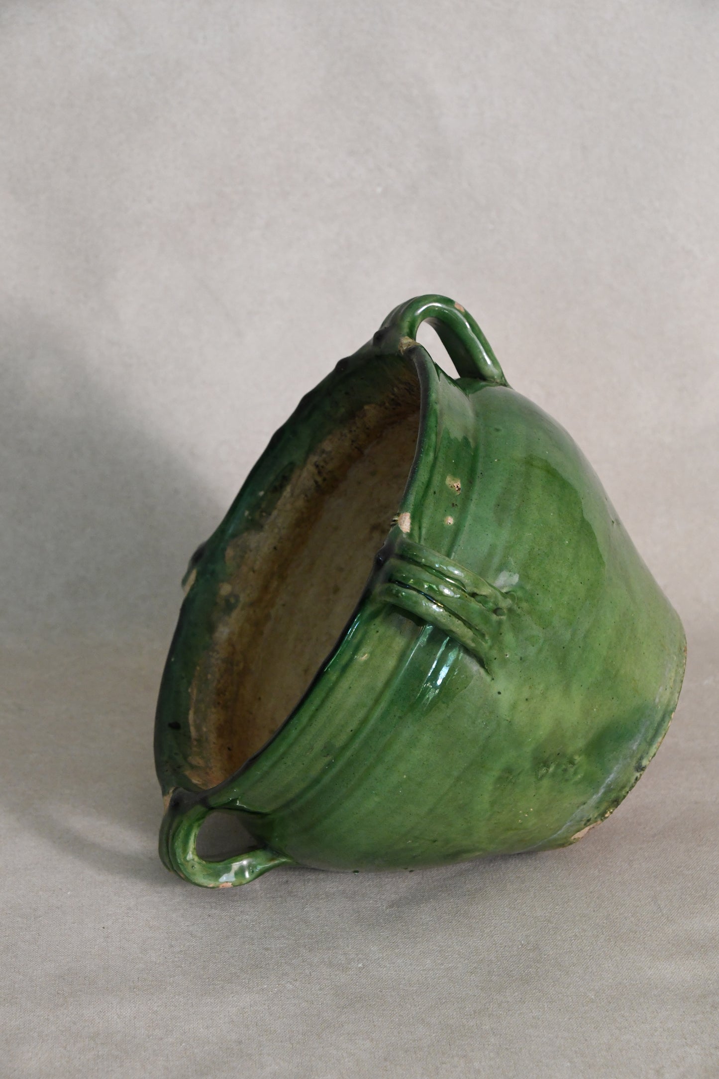 Antique French Green Planter