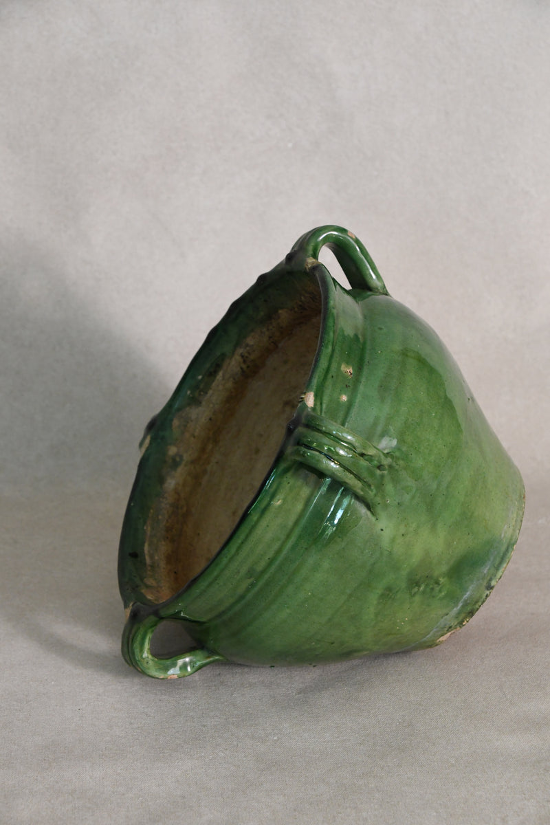 Antique French Green Planter