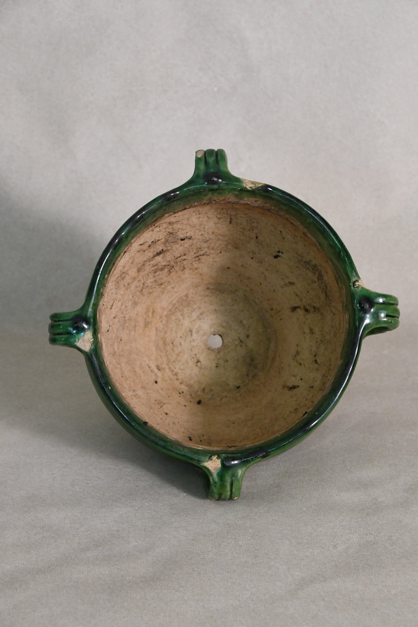 Antique French Green Planter