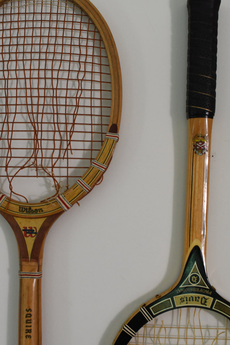 Set of Two Vintage Tennis Rackets