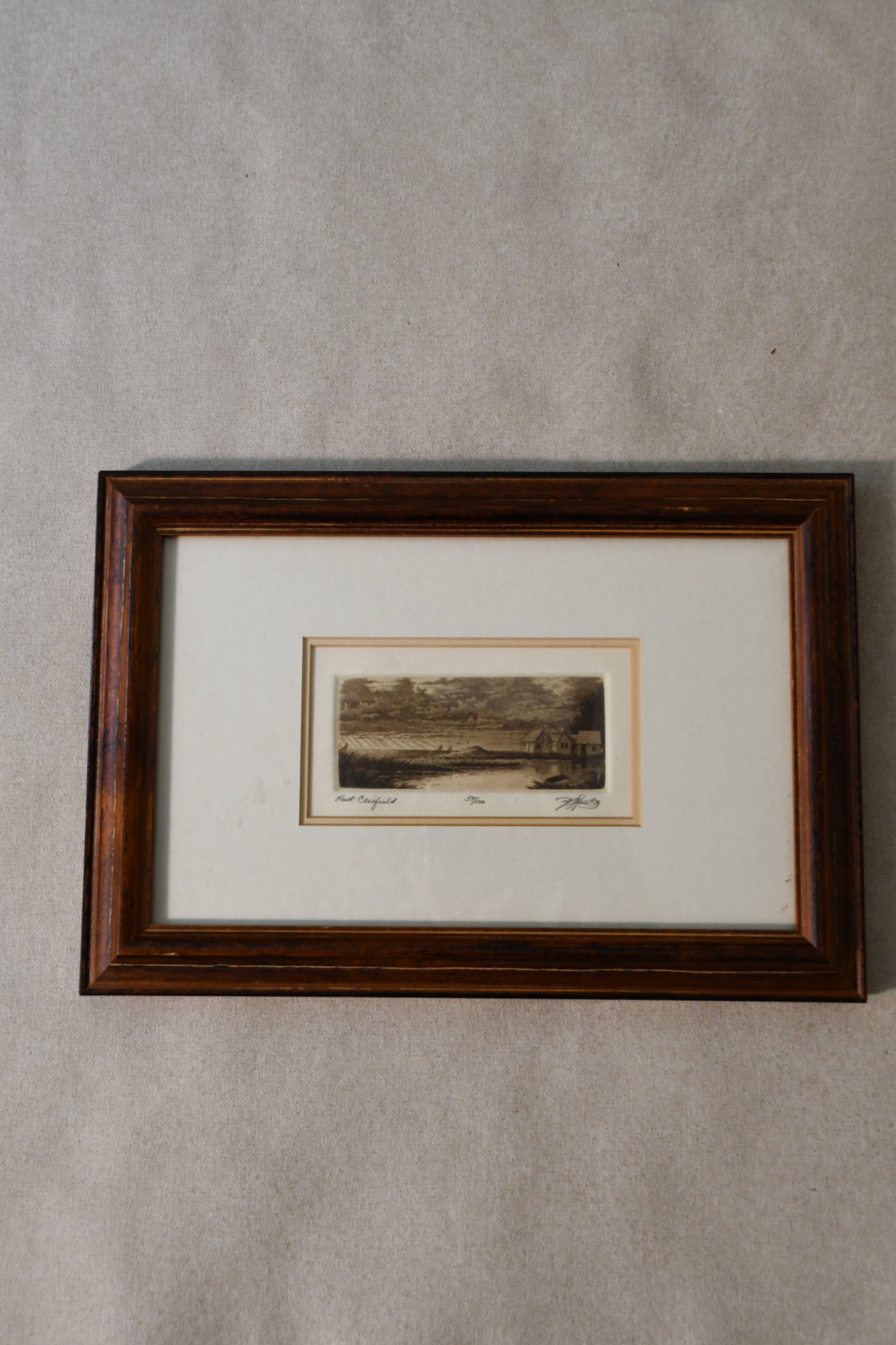"Past Crisfield" Framed Print