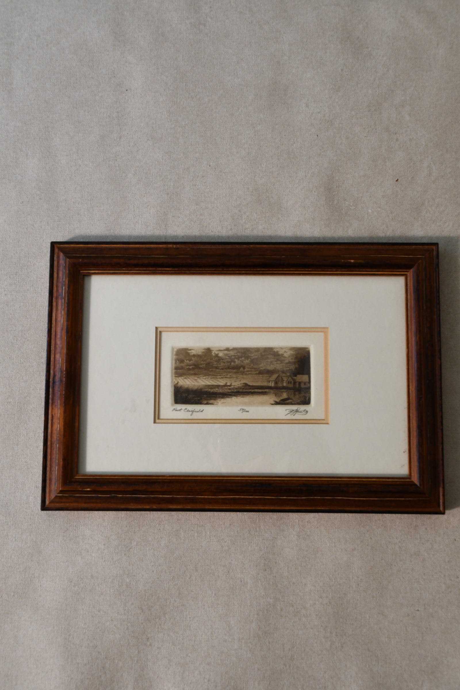 "Past Crisfield" Framed Print