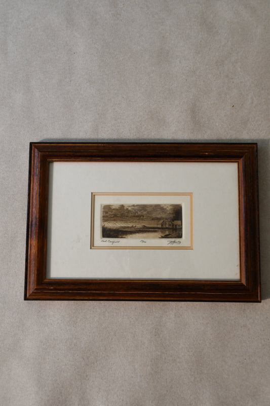 "Past Crisfield" Framed Print