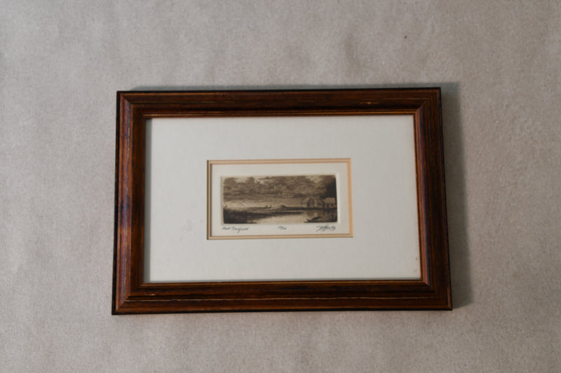 "Past Crisfield" Framed Print
