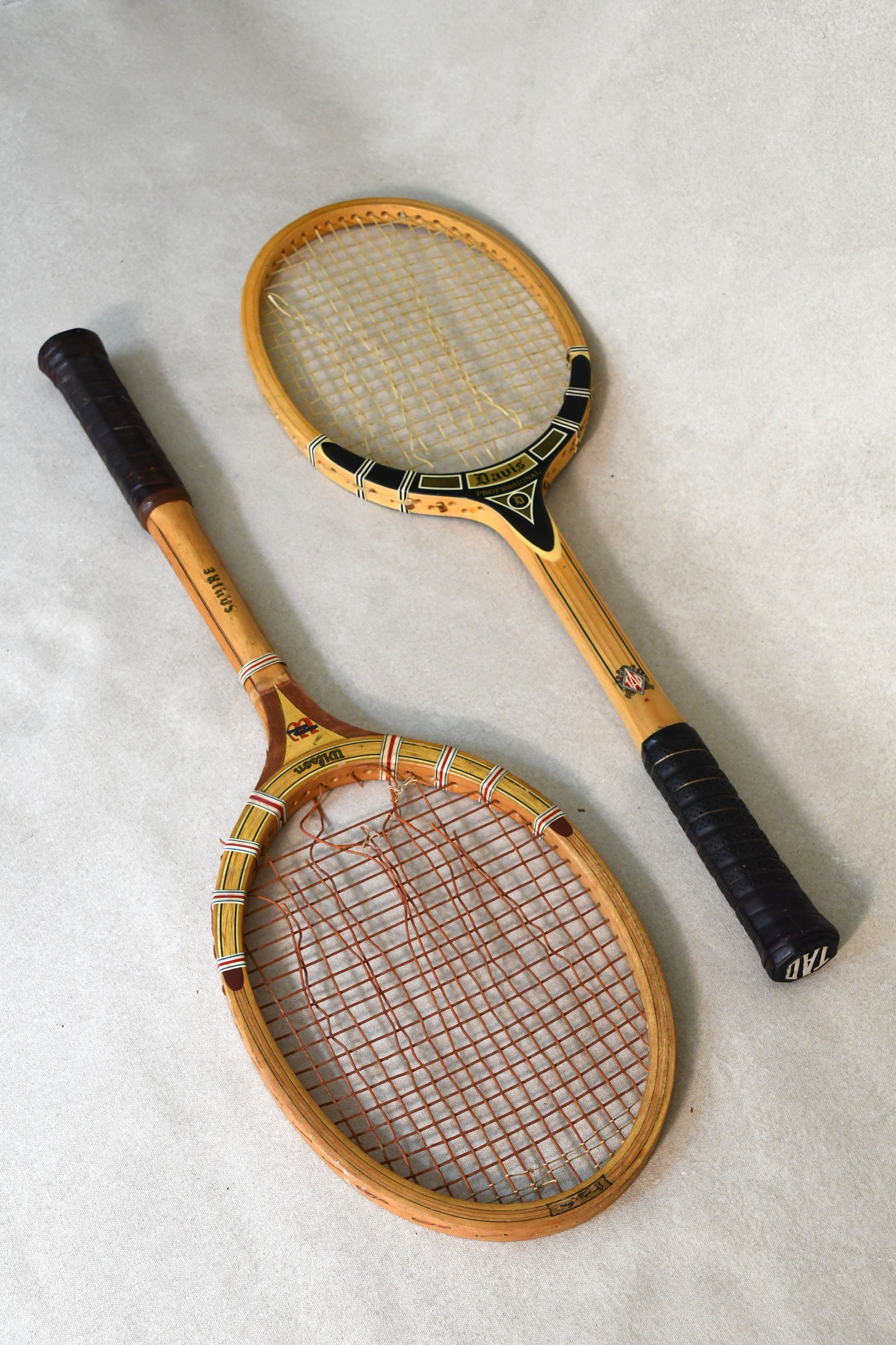 Set of Two Vintage Tennis Rackets