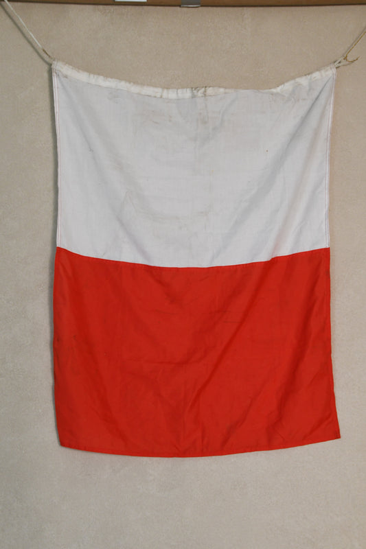 Vintage Letter "H" (Hotel) Nautical Flag
