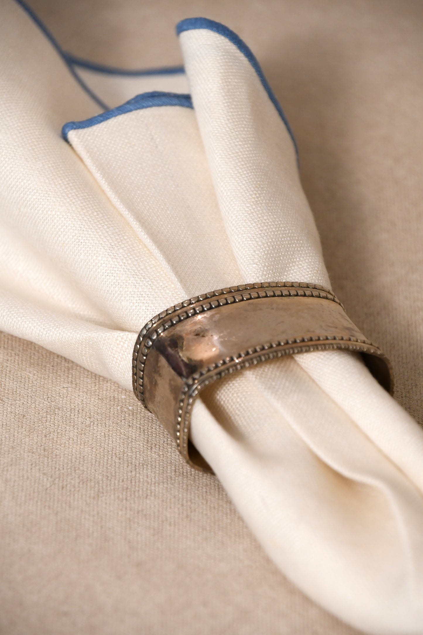 Vintage Silverplate Napkin Rings - Set of 6