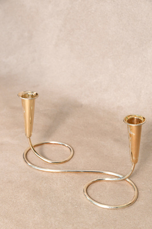 Vintage German Silver Plated Candle Holder