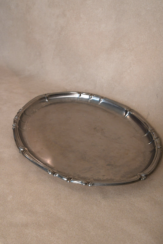Vintage Italian Stainless Steel Tray