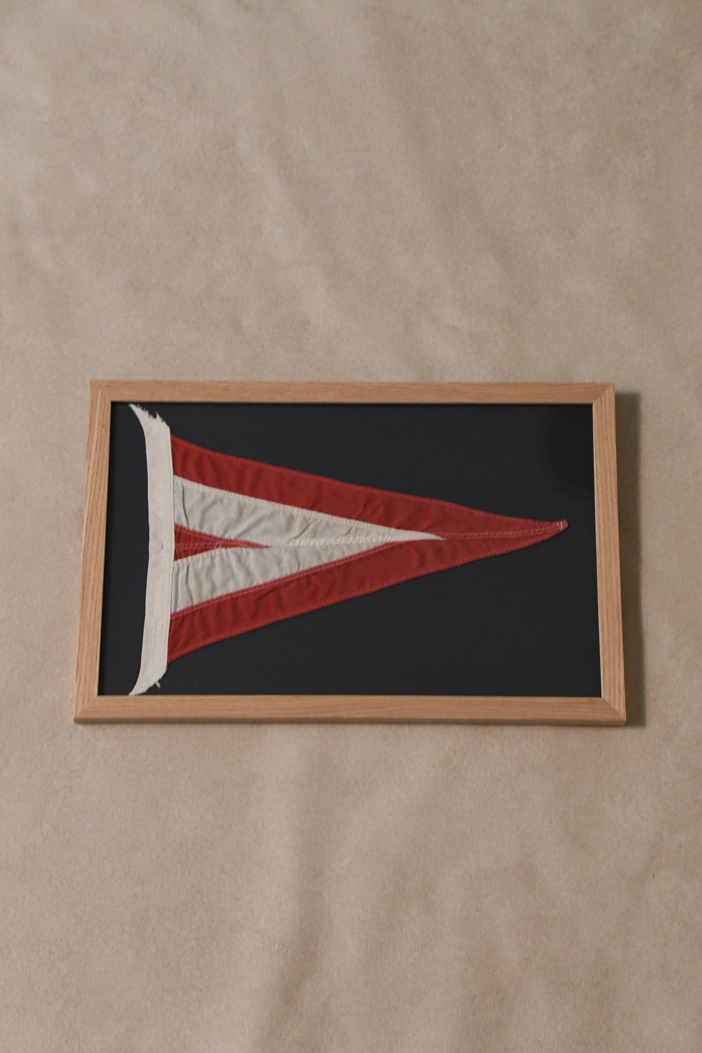 Framed Vintage Yachting Club Pennants