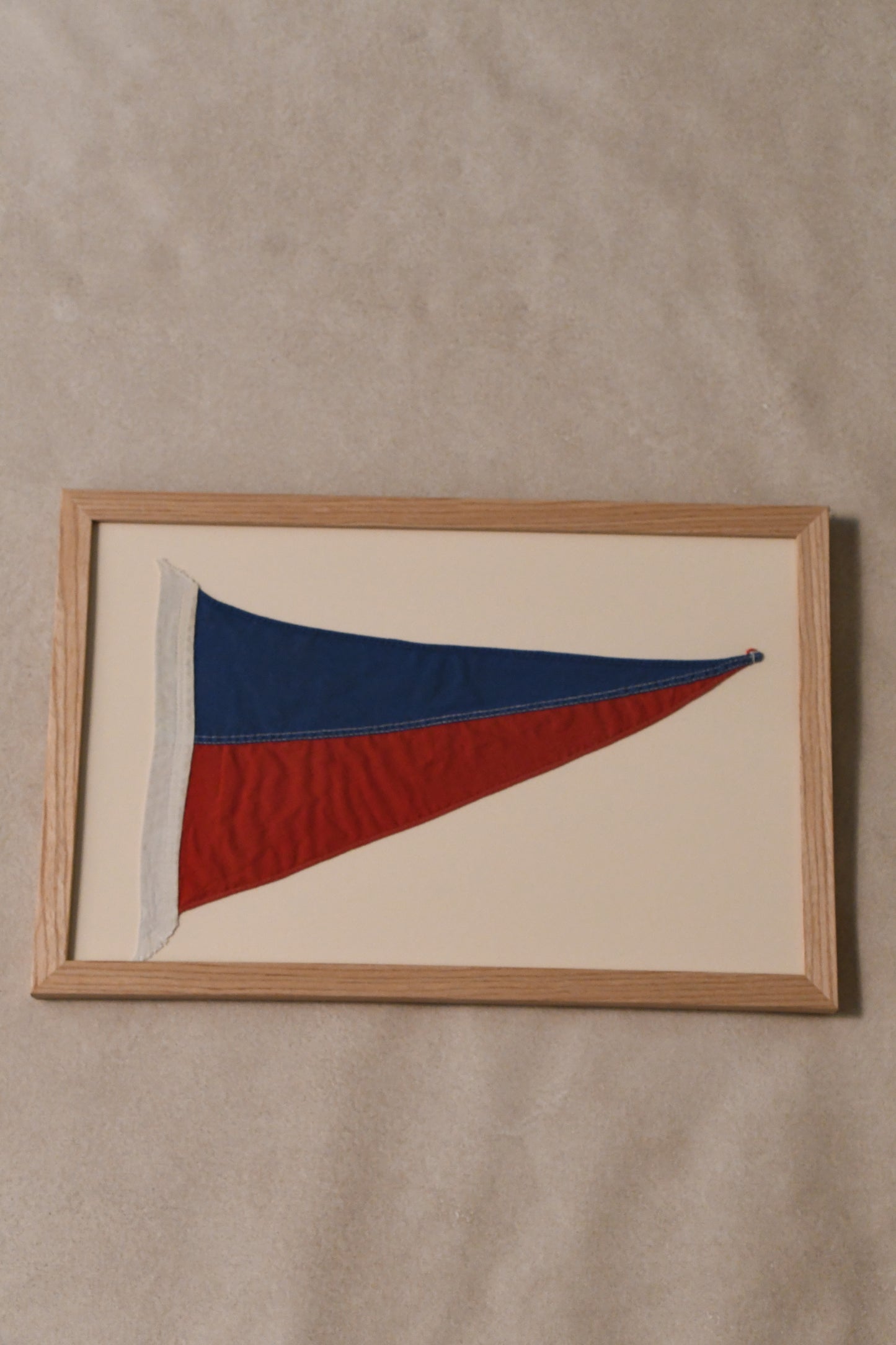 Framed Vintage Yachting Club Pennants