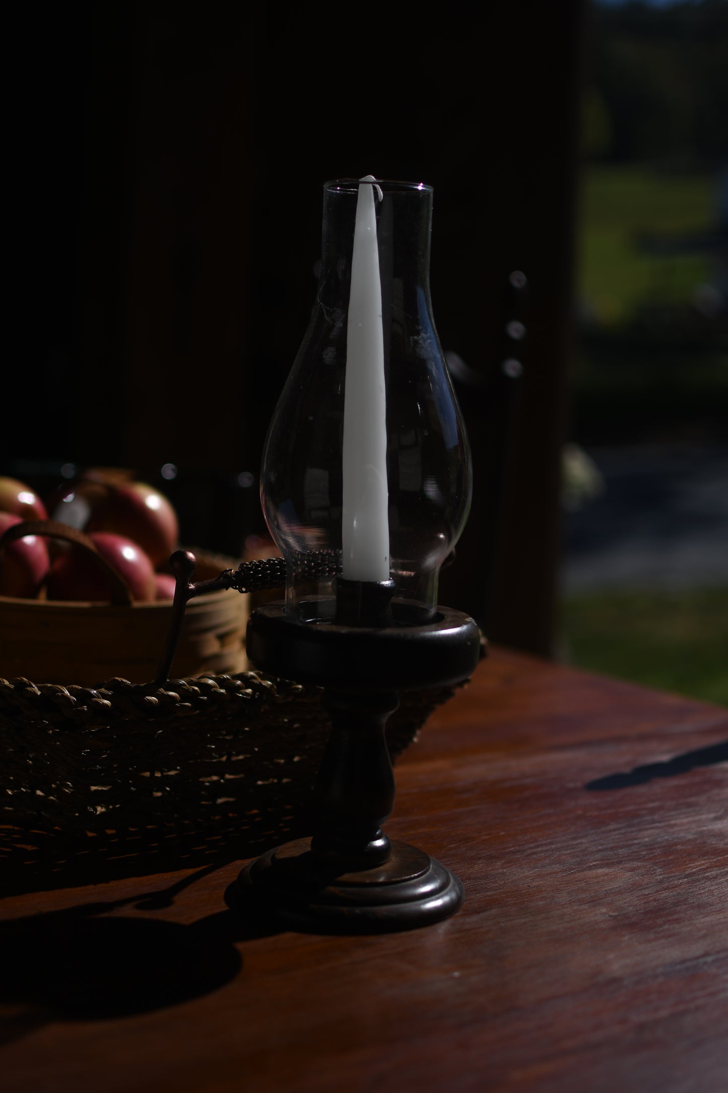 Vintage Wooden Hurricanes - Set of 2