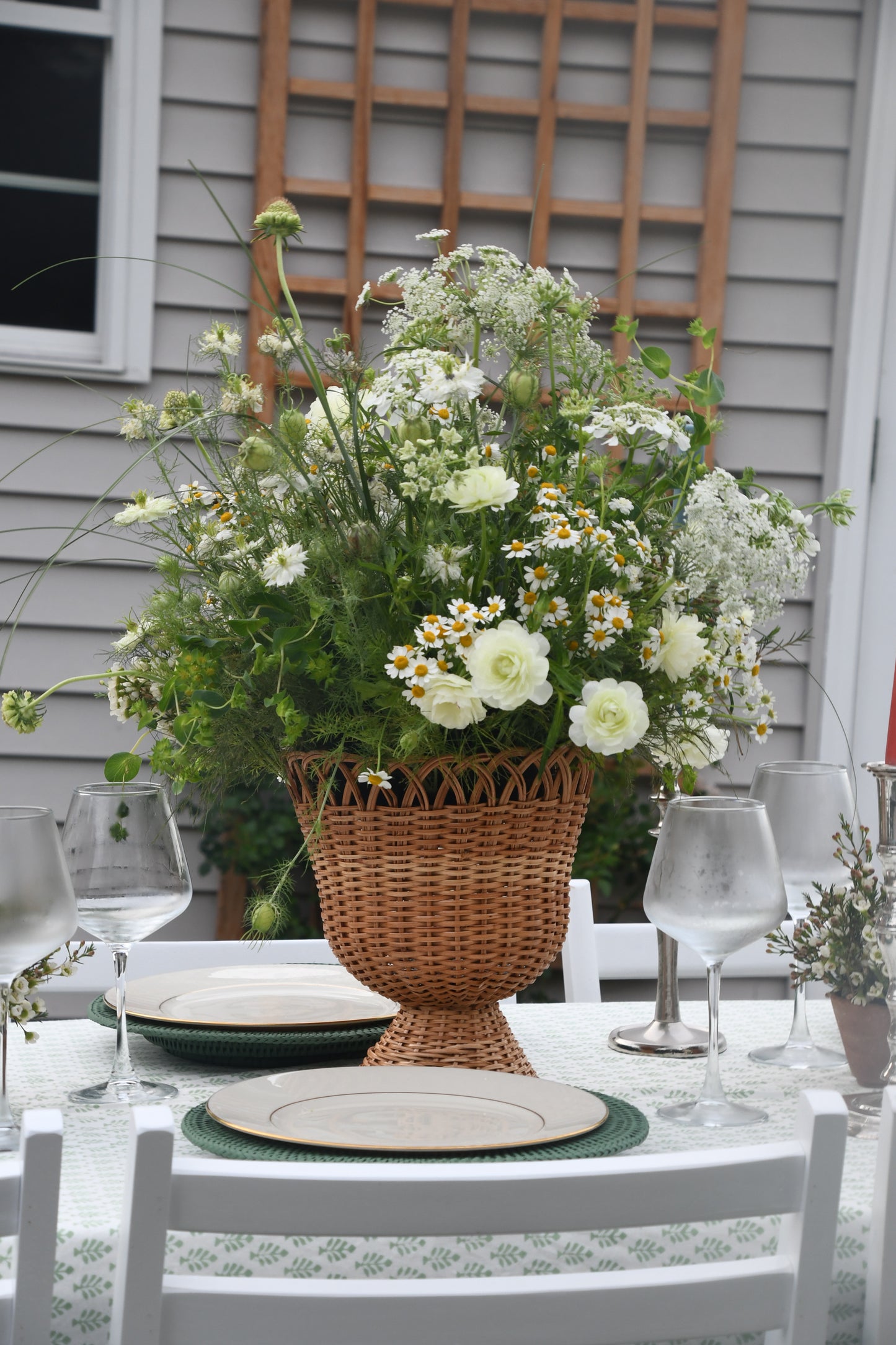 Elizabeth Handwoven Basket Vase