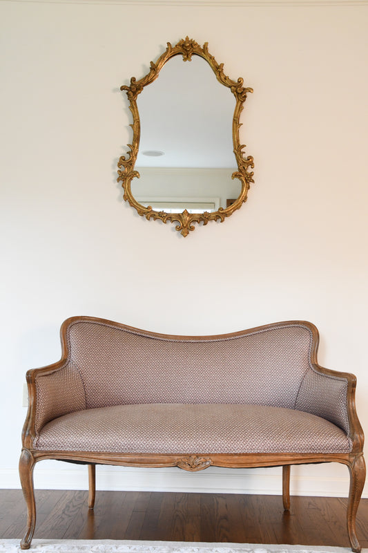 Vintage French Provencial Style Settee