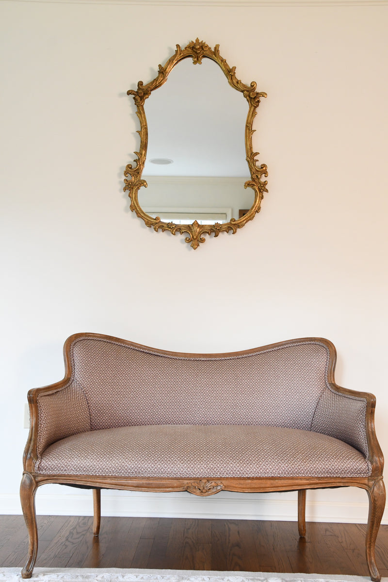 Vintage French Provencial Style Settee