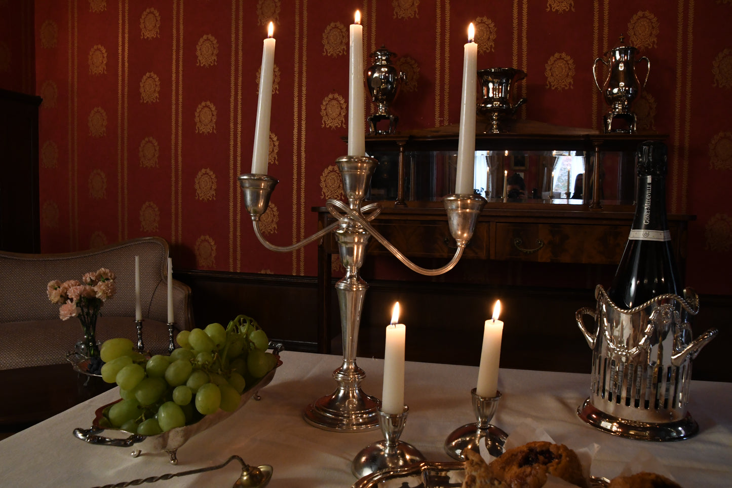 Silver Plated Candelabras - Set of 2