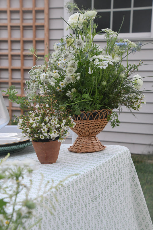 Small Elizabeth Handwoven Basket Compote